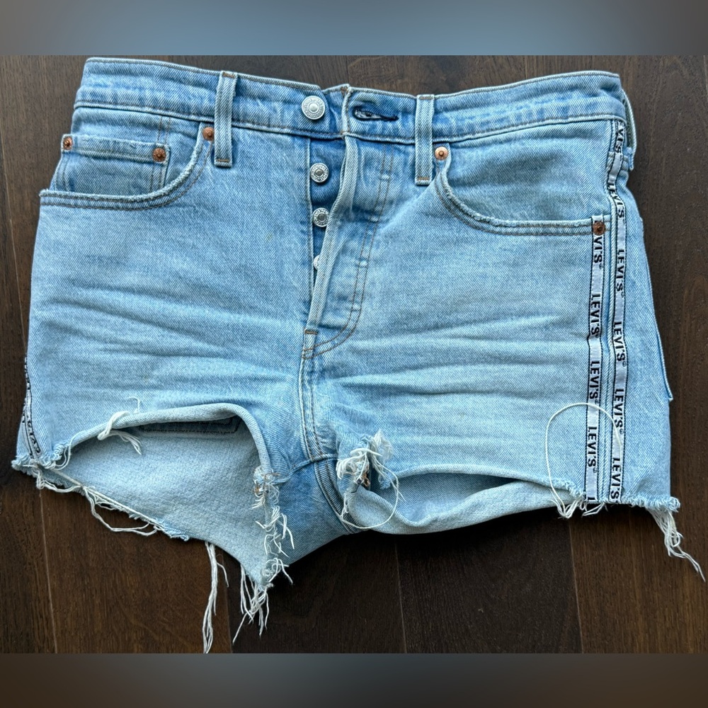 Levi's 501 Light Blue Denim Women's Shorts